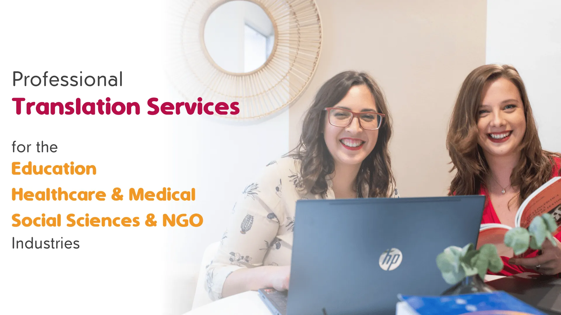 1 Professional translation services for the education, healthcare & medical, social sciences & NGO industries